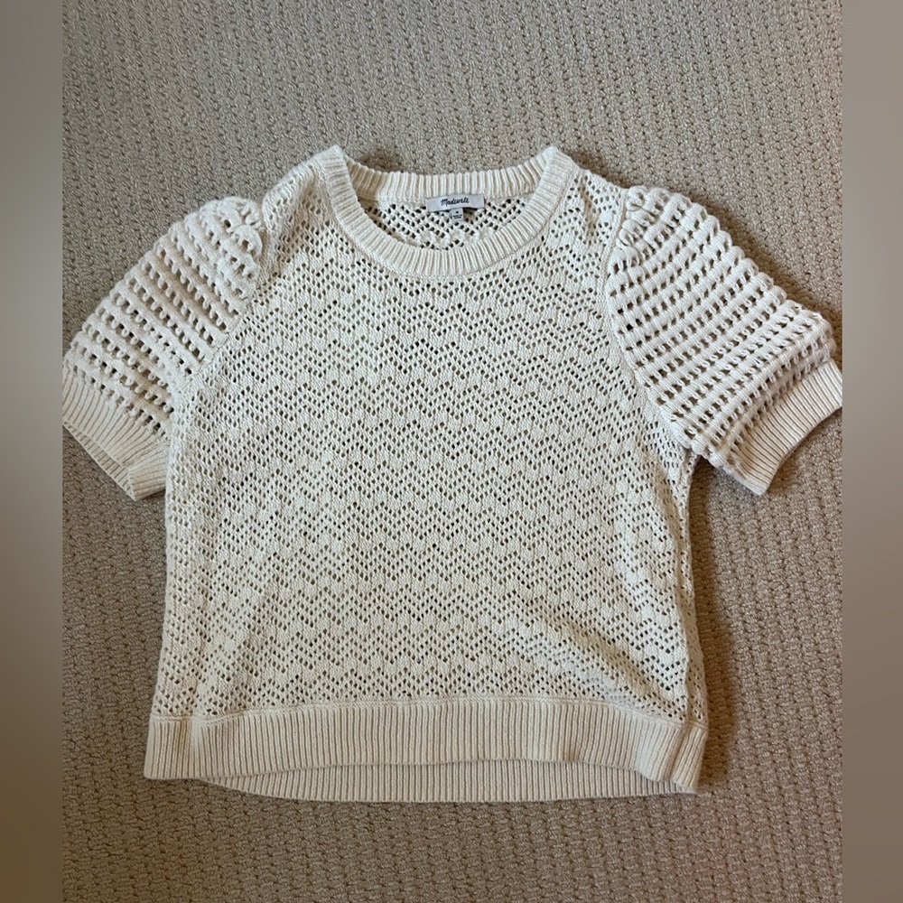 Madewell sweater short sleeve size M